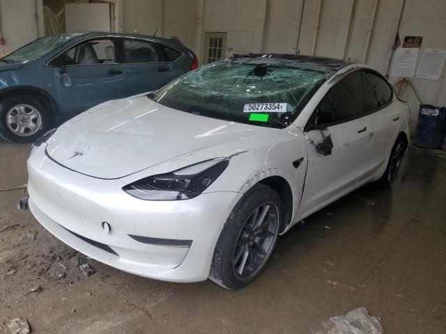 50273354 :رقم المزاد ، 5YJ3E1EA0MF913273 vin ، 2021 Tesla Model 3 مزاد بيع