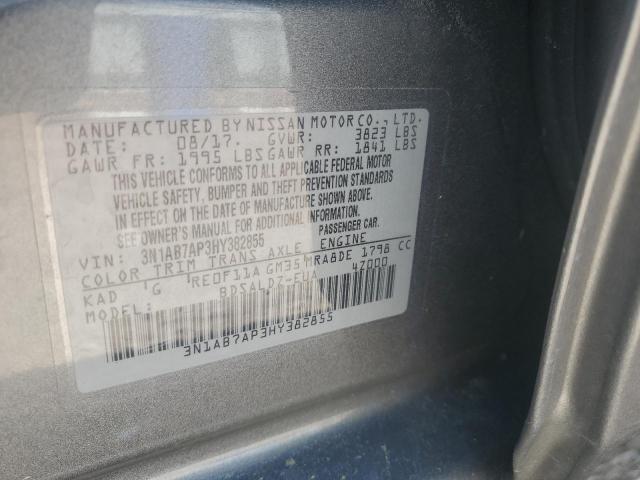 3N1AB7AP3HY382855 Nissan SENTRA S
