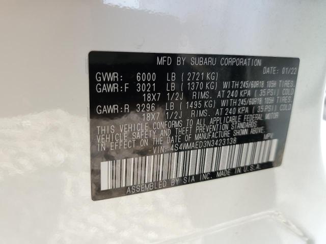 4S4WMAED3N3423138 Subaru Ascent Premium