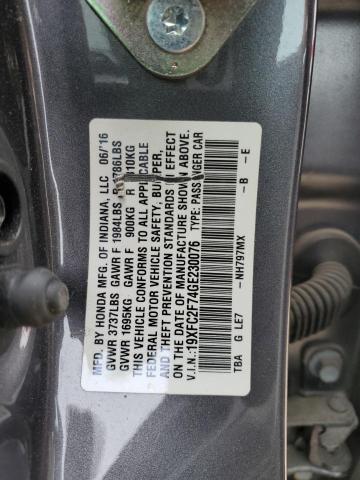 19XFC2F74GE230076 Honda CIVIC EX