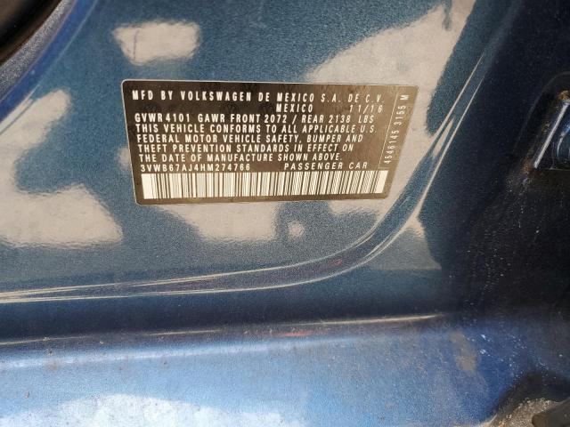 3VWB67AJ4HM274766 Volkswagen JETTA SE