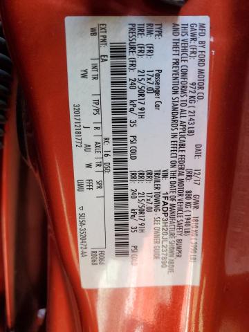 1FADP3H20JL237890 Ford FOCUS SEL
