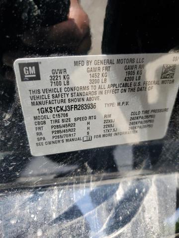 1GKS1CKJ3FR283936 GMC YUKON DENALI