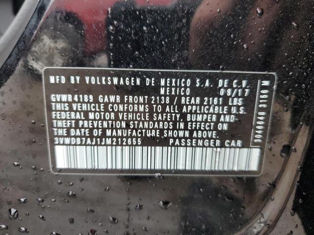 3VWDB7AJ1JM212655 Volkswagen JETTA SE