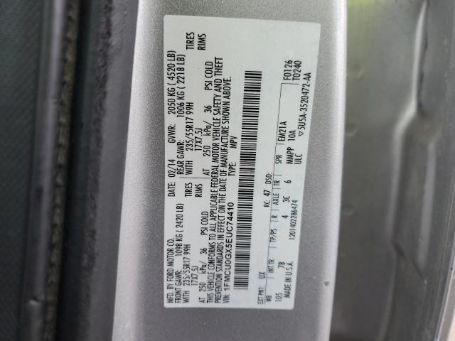 1FMCU0GX5EUC74410 Ford ESCAPE SE