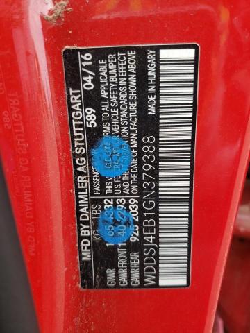 WDDSJ4EB1GN379388 Mercedes-Benz CLA 250