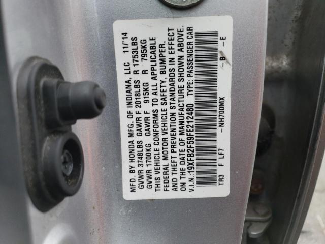 19XFB2F59FE212480 Honda Civic Lx