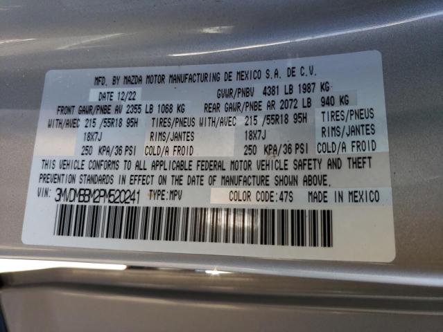3MVDMBBM2PM520241 Mazda Cx-30 Select