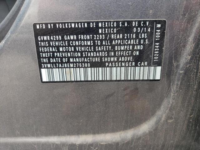 3VWLL7AJ8EM275380 Volkswagen JETTA TDI
