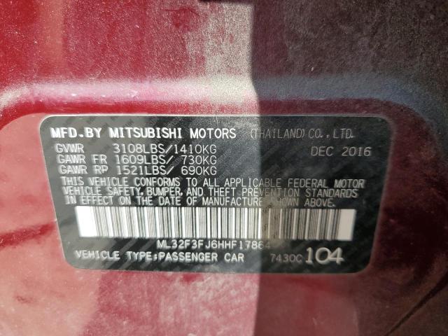 ML32F3FJ6HHF17864 Mitsubishi Mirage G4 Es