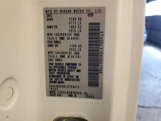 3N6CM0KN0LK700413 Nissan NV200 2.5S