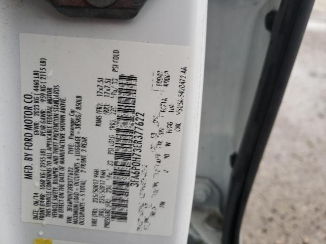 3FA6P0H73ER377622 Ford FUSION SE