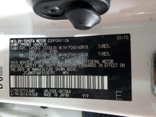 JTJBM7FX6F5105791 Lexus GX 460