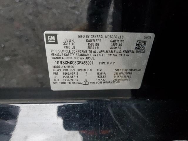 1GNSCHKC6GR463991 Chevrolet SUBURBAN C