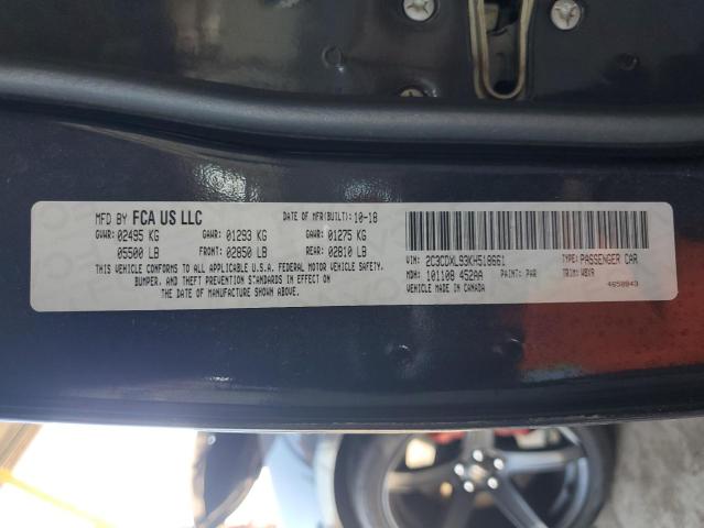 2C3CDXL93KH518661 Dodge Charger Srt Hellcat