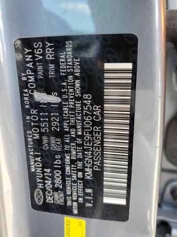 KMHGN4JE9FU067548 Hyundai Genesis 3.8l