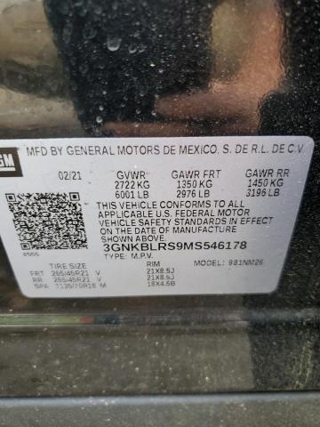 3GNKBLRS9MS546178 Chevrolet Blazer Premier