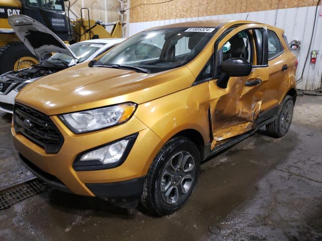 Auction sale of the 2022 Ford Ecosport S, vin: MAJ6S3FL8NC458209, lot number: 51805324
