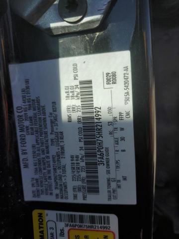 3FA6P0H75HR214992 Ford FUSION SE
