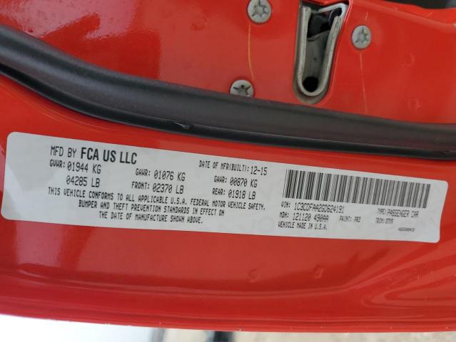 1C3CDFAA2GD624191 Dodge DART SE