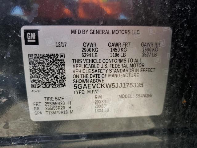 5GAEVCKW5JJ175335 Buick Enclave Avenir