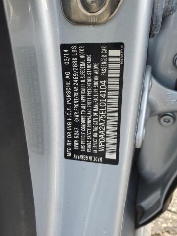 WP0AA2A75EL014104 Porsche PANAMERA 2