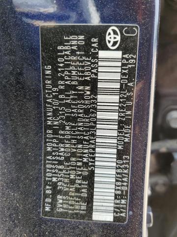 5YFEPRAE3LP067332 Toyota COROLLA LE