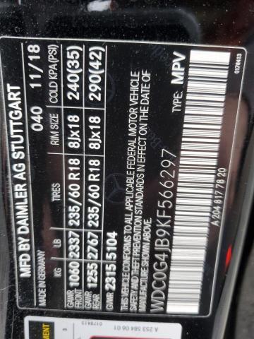 WDC0G4JB9KF566297 Mercedes-Benz GLC 300