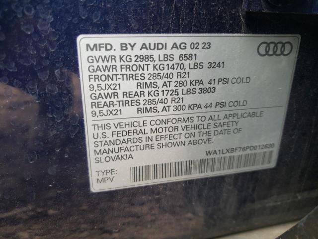WA1LXBF76PD012630 Audi Q7 Premium Plus