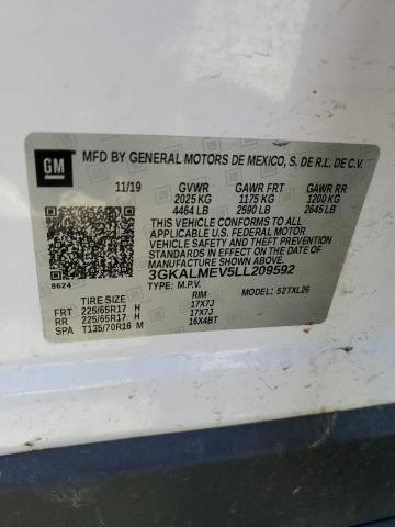 3GKALMEV5LL209592 GMC Terrain Sle