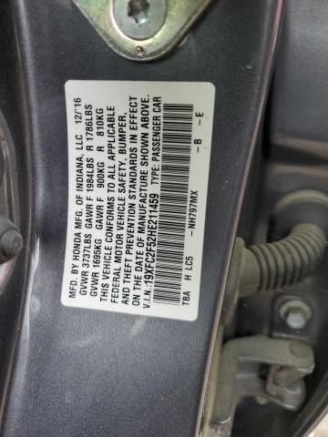 19XFC2F52HE211459 Honda Civic Lx
