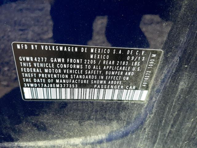 3VWD17AJ8EM377353 Volkswagen JETTA SE