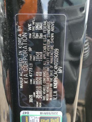 KNDP6CAC4N7019009 KIA SPORTAGE S