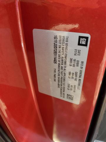 1G1YJ2D72E5114426 Chevrolet Corvette Stingray Z51 2lt