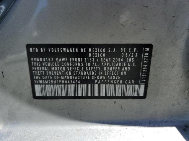 3VWBM7BU1PM043434 Volkswagen Jetta Sport