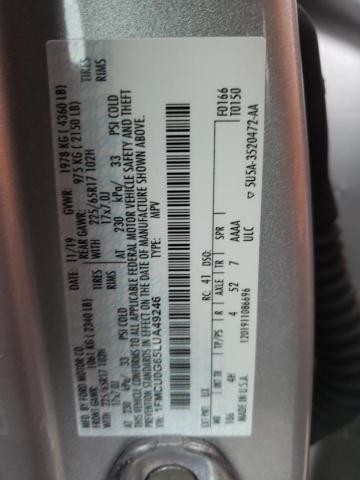 1FMCU0G65LUA49246 Ford ESCAPE SE