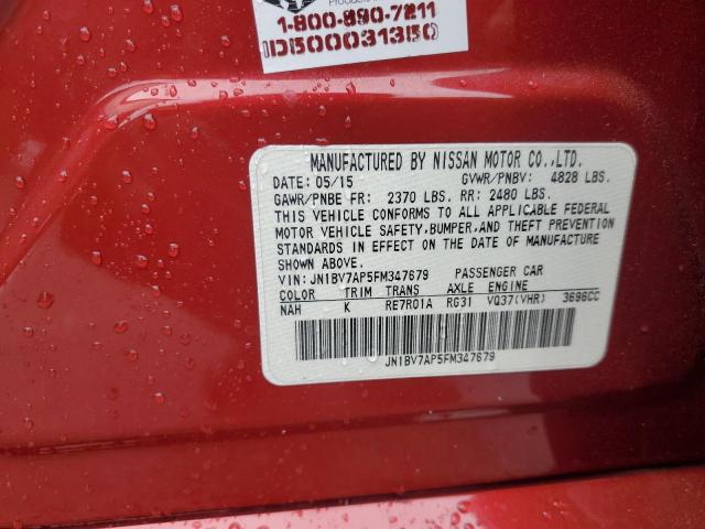 JN1BV7AP5FM347679 Infiniti Q50 BASE