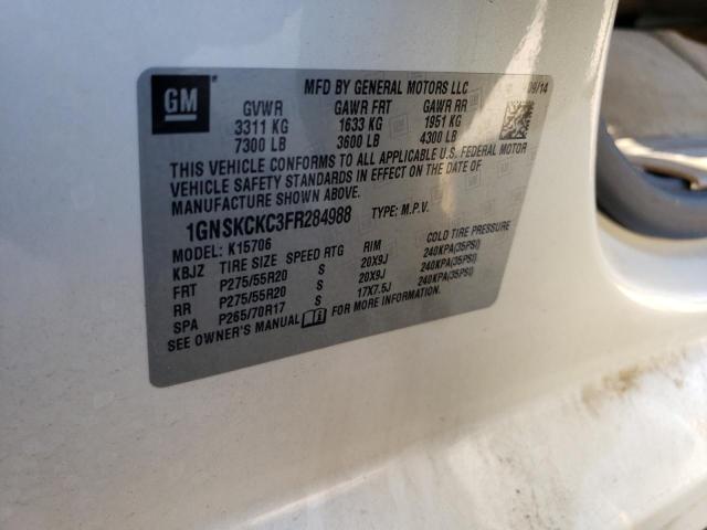 1GNSKCKC3FR284988 Chevrolet TAHOE K150