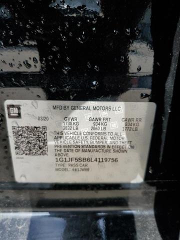 1G1JF5SB6L4119756 Chevrolet Sonic Premier