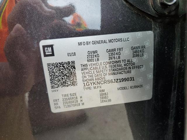 1GYKNCRS6JZ199031 Cadillac XT5 LUXURY