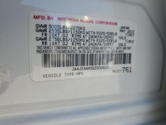 JA4JZ4AX5GZ000623 Mitsubishi OUTLANDER GT