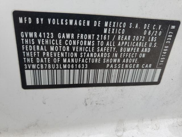 3VWCB7BU3LM061633 Volkswagen JETTA S