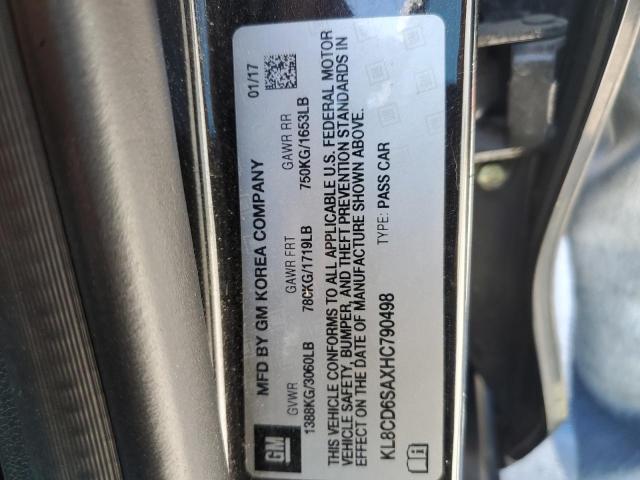 KL8CD6SAXHC790498 Chevrolet SPARK 1LT