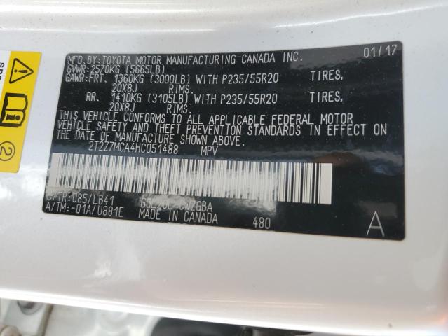 2T2ZZMCA4HC051488 Lexus Rx 350 Base