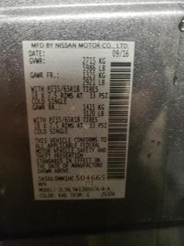 5N1DL0MM1HC504665 Infiniti QX60