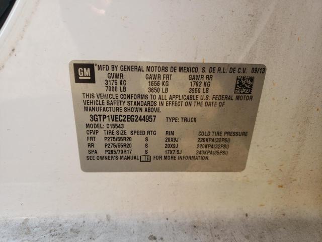 3GTP1VEC2EG244957 GMC Sierra C1500 Slt