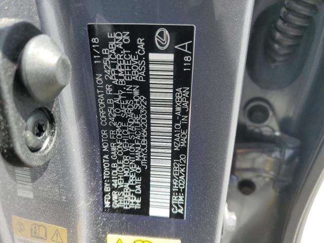 JTHY3JBH6K2003929 Lexus UX 200