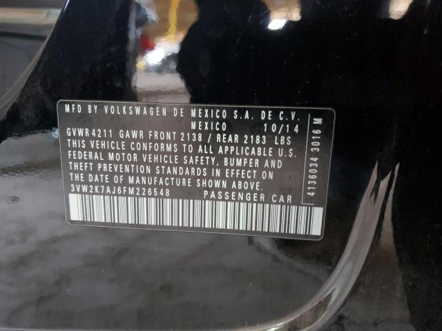3VW2K7AJ6FM226548 Volkswagen JETTA BASE