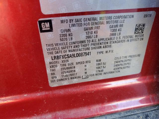 LRBFXCSA9LD087941 Buick Envision Essence