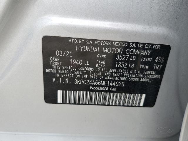 3KPC24A66ME144926 Hyundai ACCENT SE